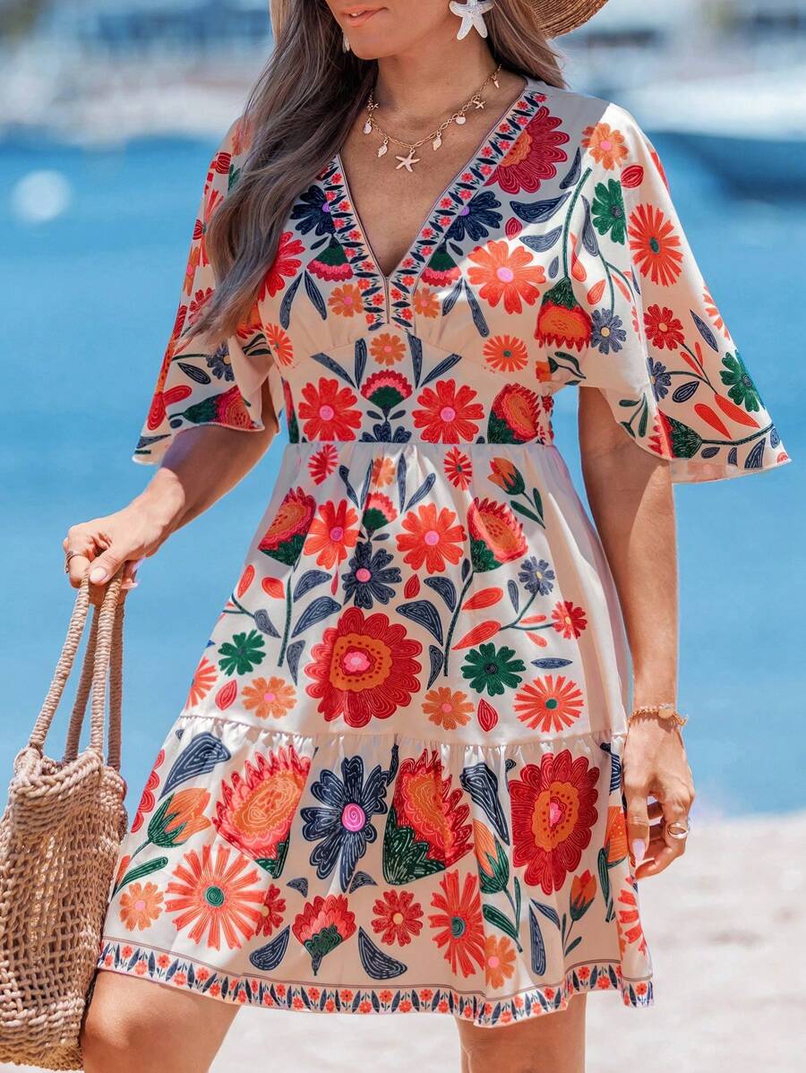 Vestido Luna Floral Curto