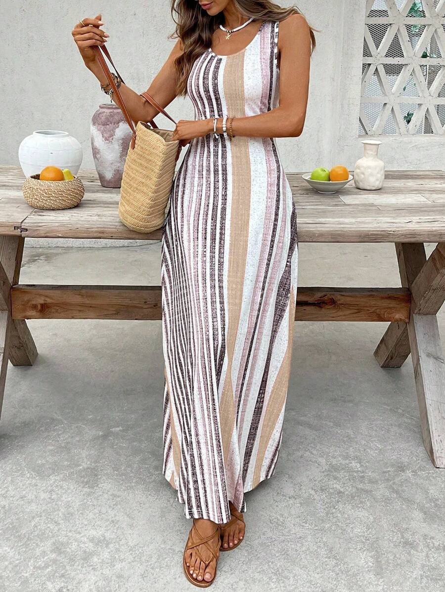 Vestido Helena Listrado Resort