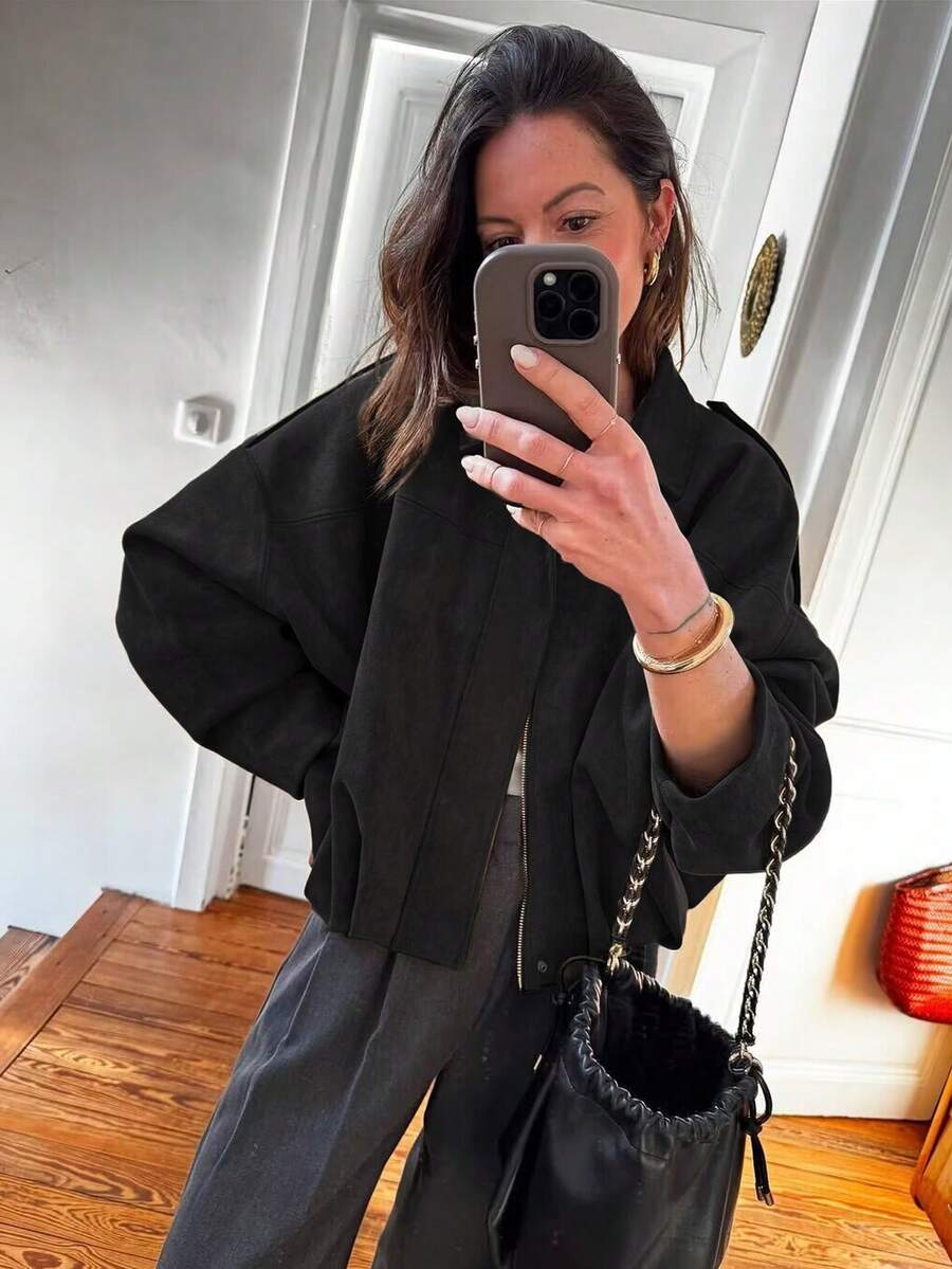 Jaqueta Luna Bomber Vintage
