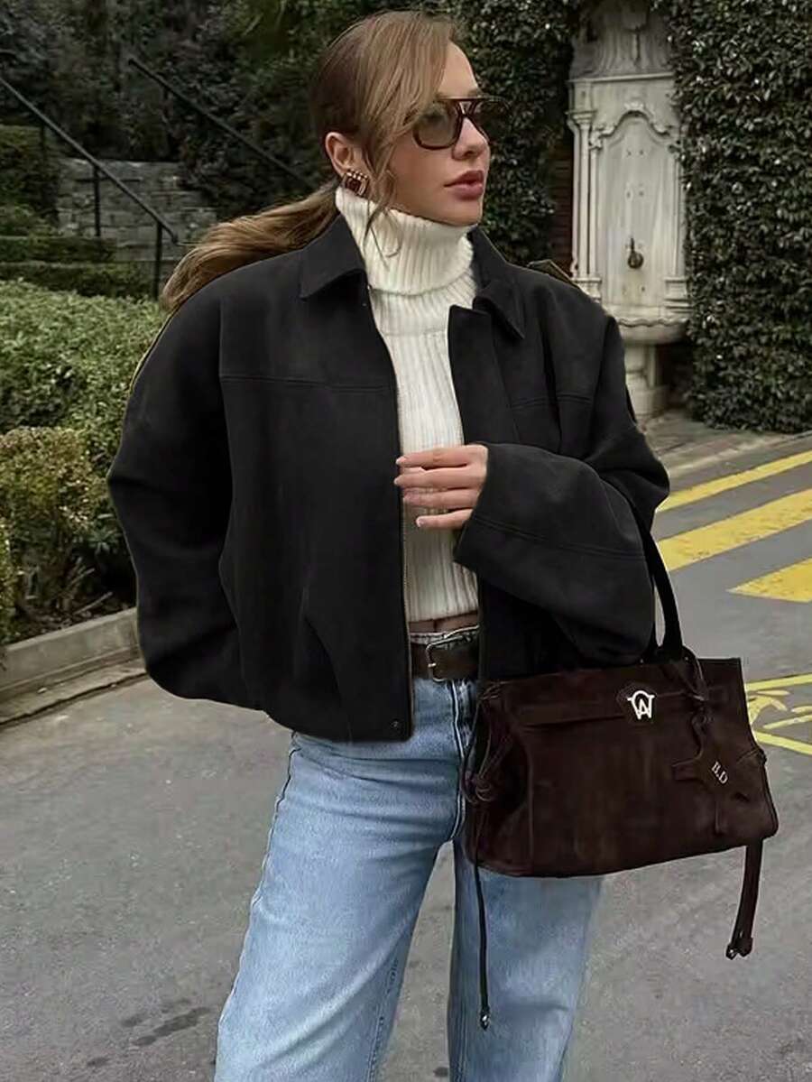 Jaqueta Luna Bomber Vintage