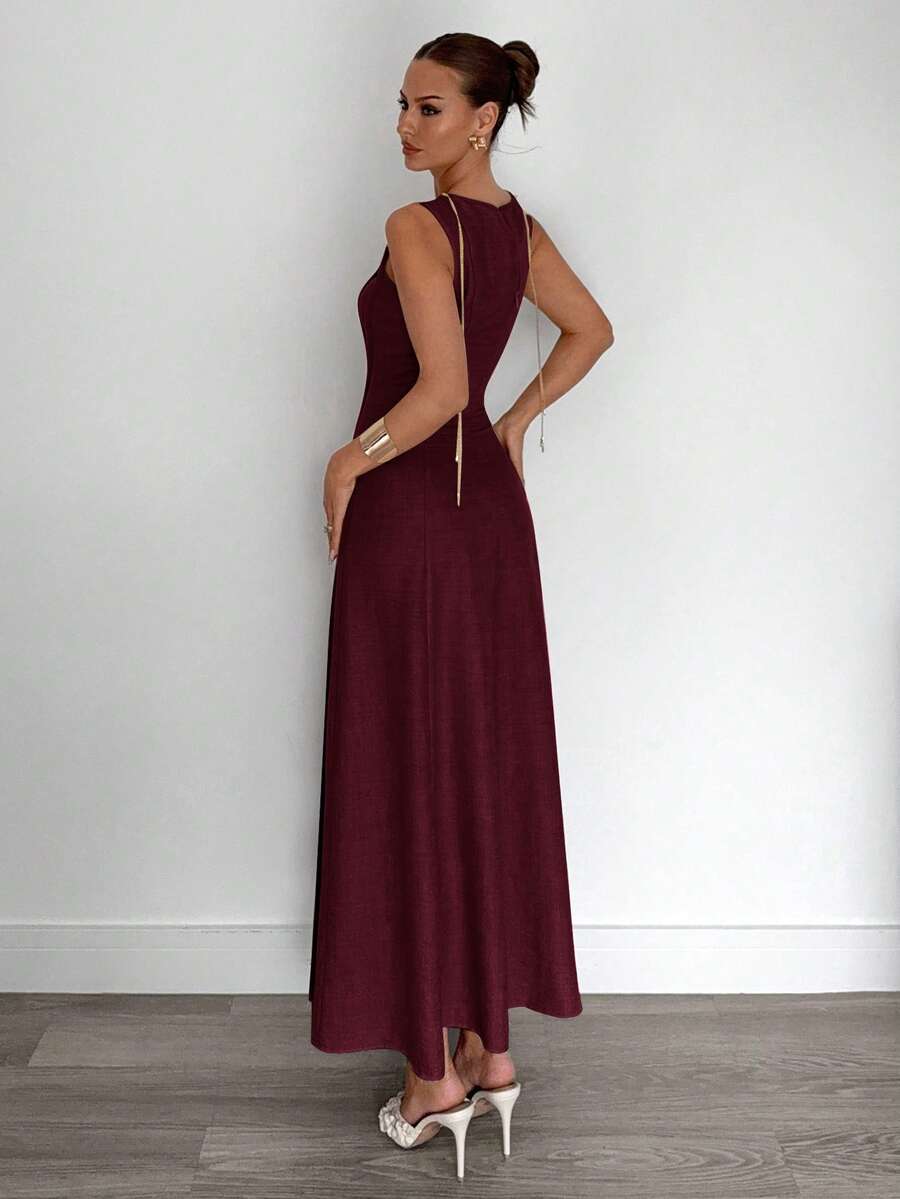 Vestido Elisa Evasê Longo