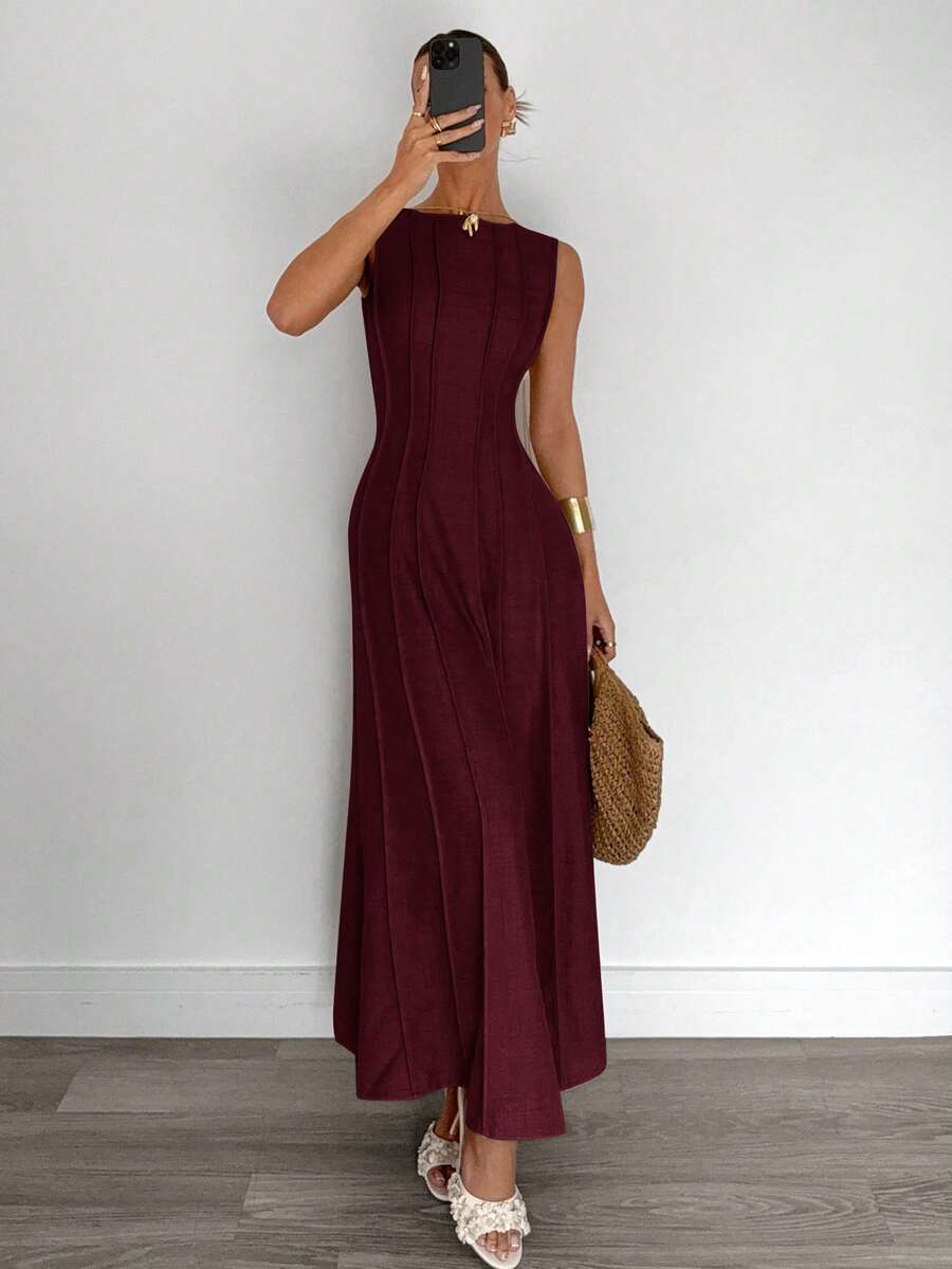 Vestido Elisa Evasê Longo