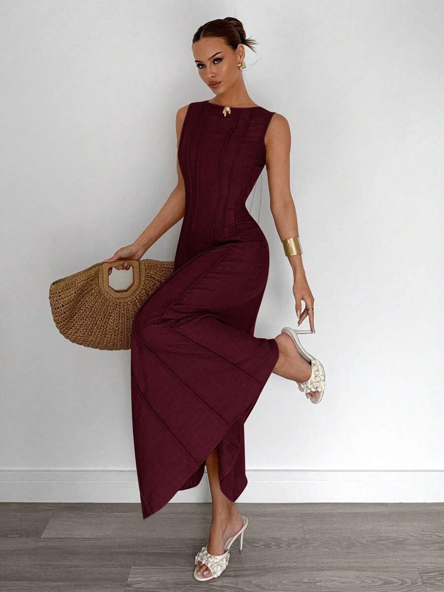 Vestido Elisa Evasê Longo