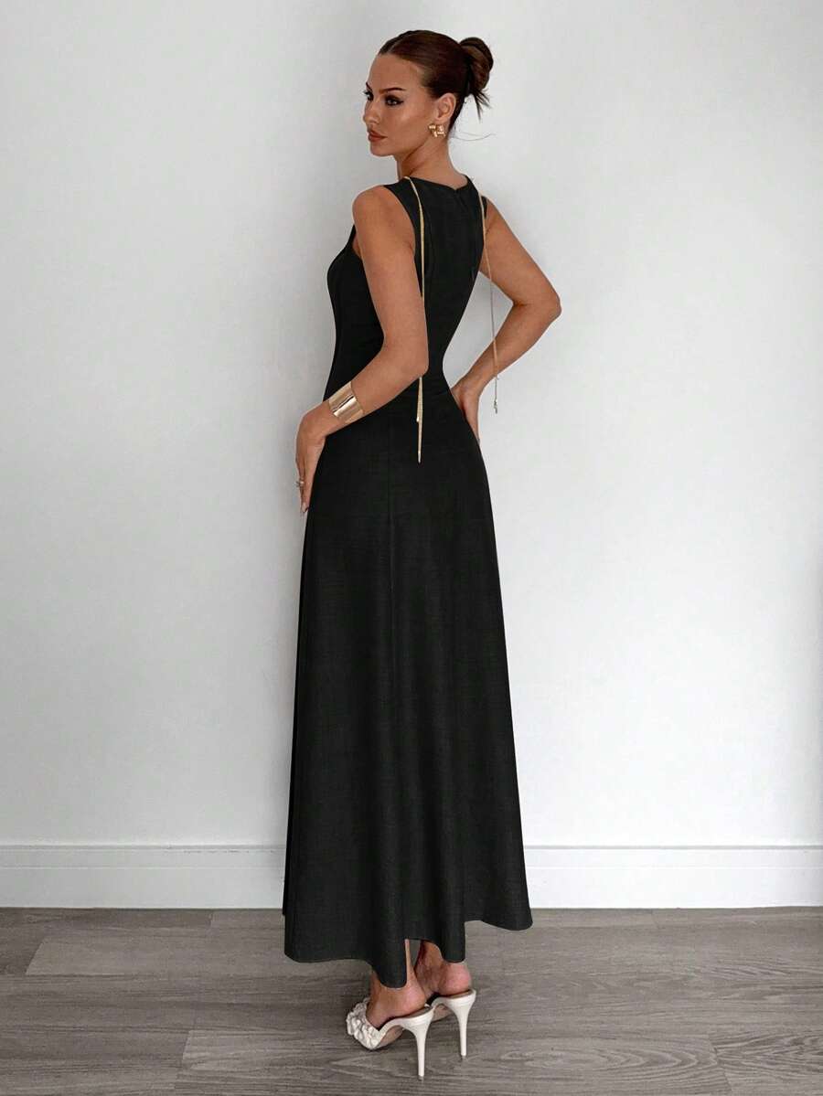 Vestido Elisa Evasê Longo