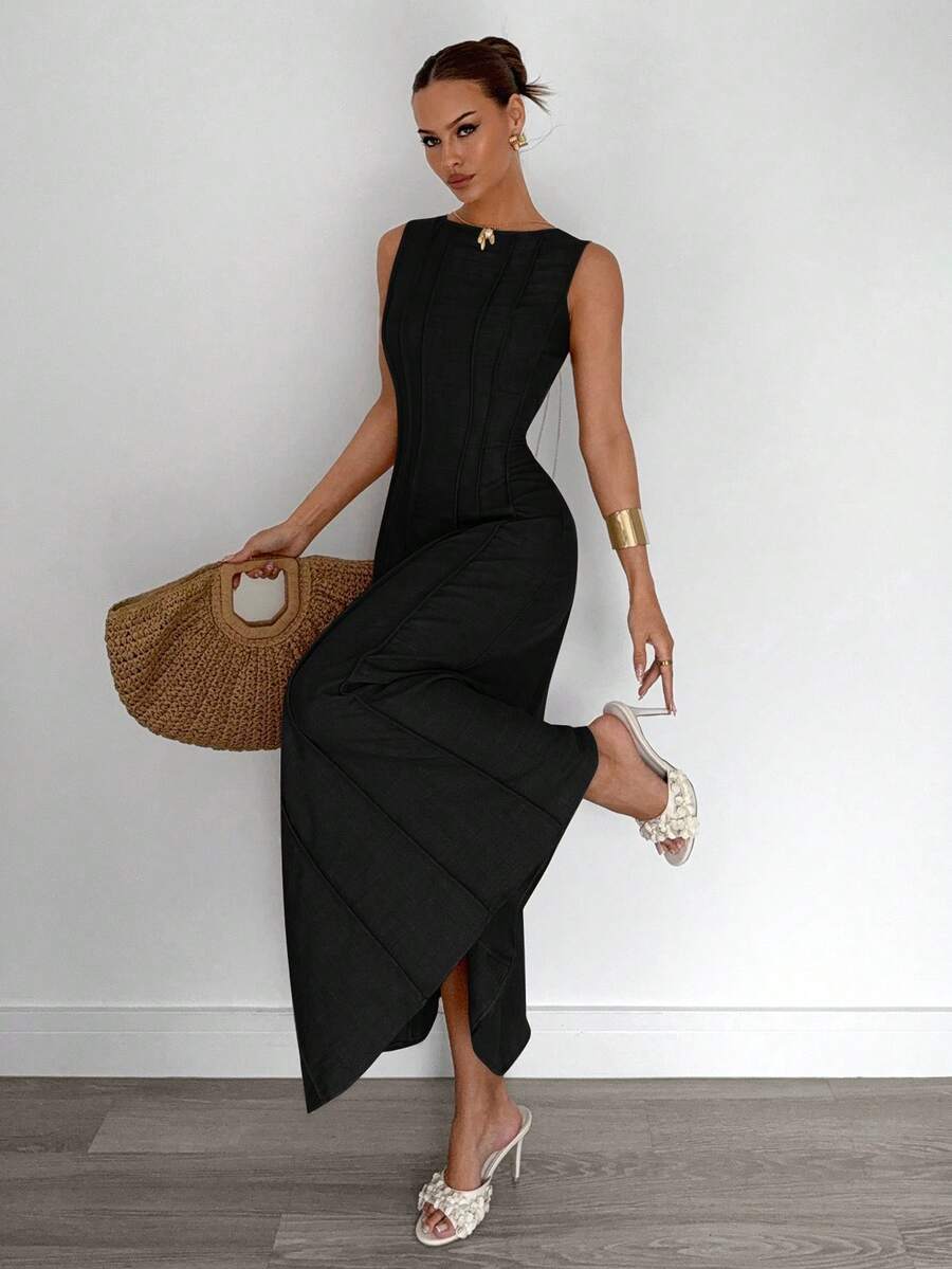 Vestido Elisa Evasê Longo