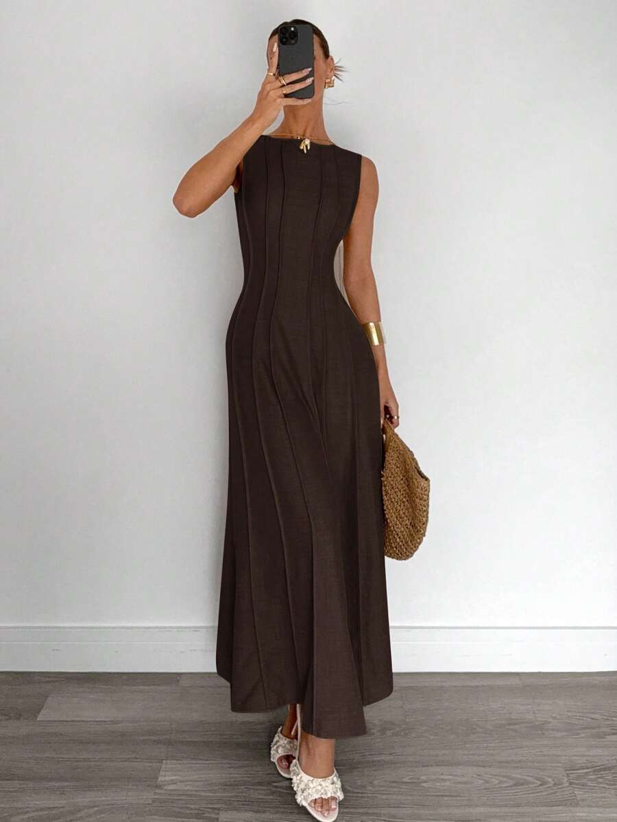 Vestido Elisa Evasê Longo