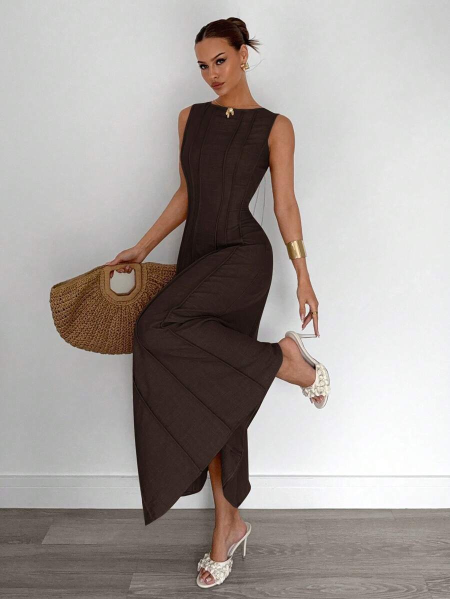 Vestido Elisa Evasê Longo