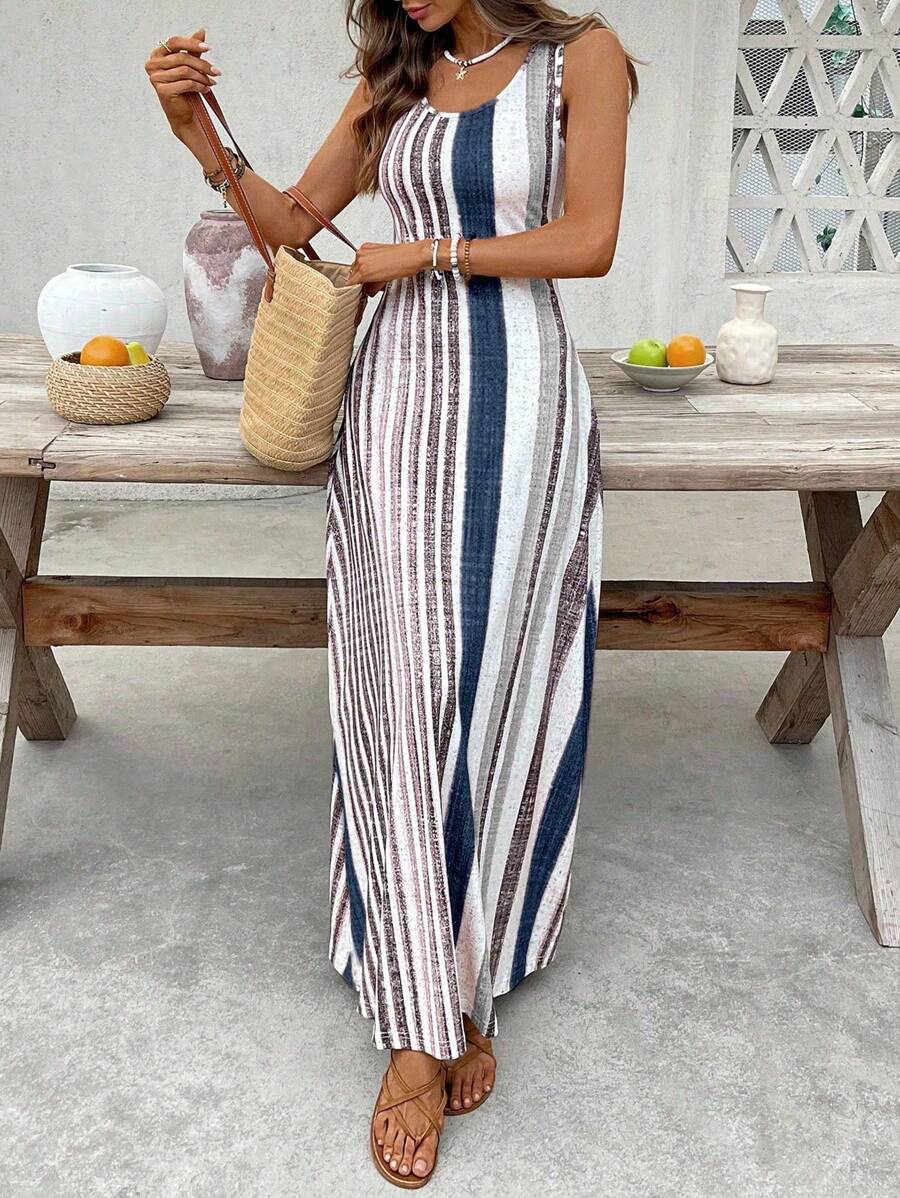 Vestido Helena Listrado Resort