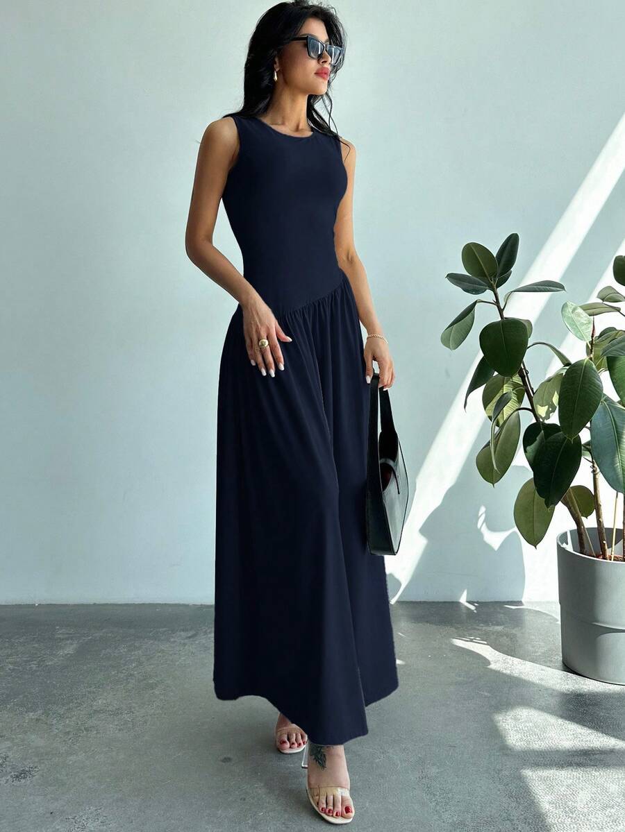 Vestido Amélie Minimalista Longo