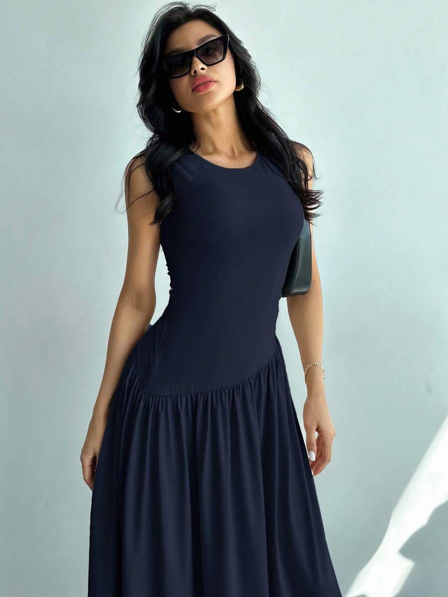 Vestido Amélie Minimalista Longo