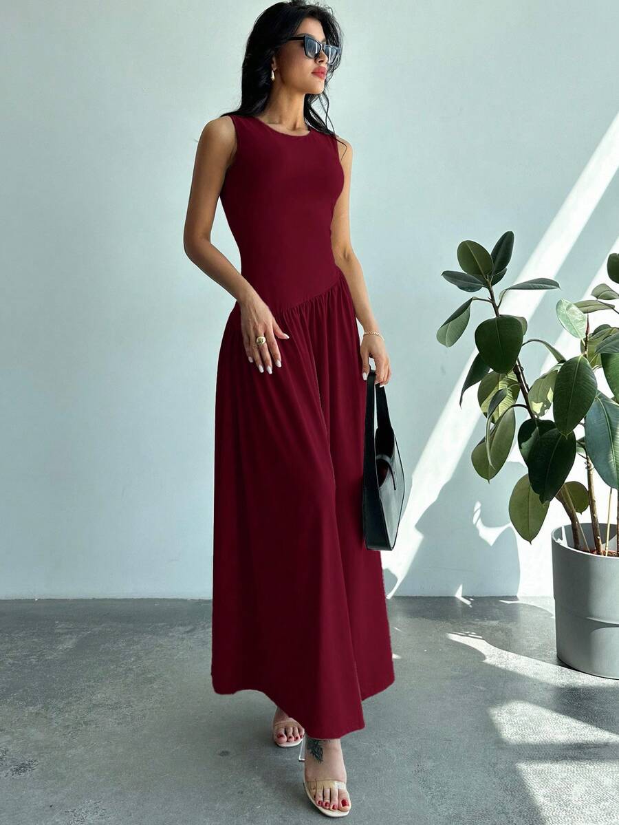 Vestido Amélie Minimalista Longo