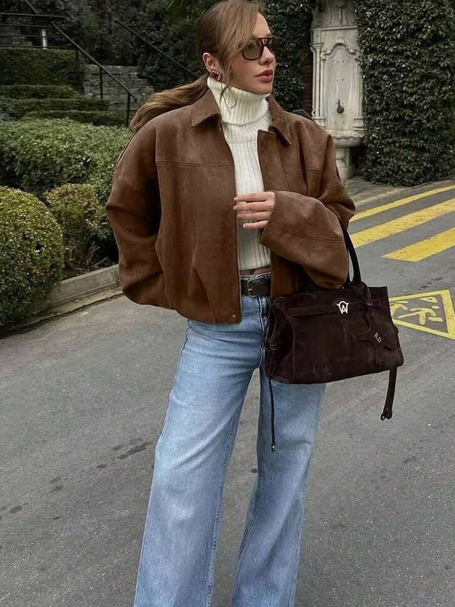 Jaqueta Luna Bomber Vintage