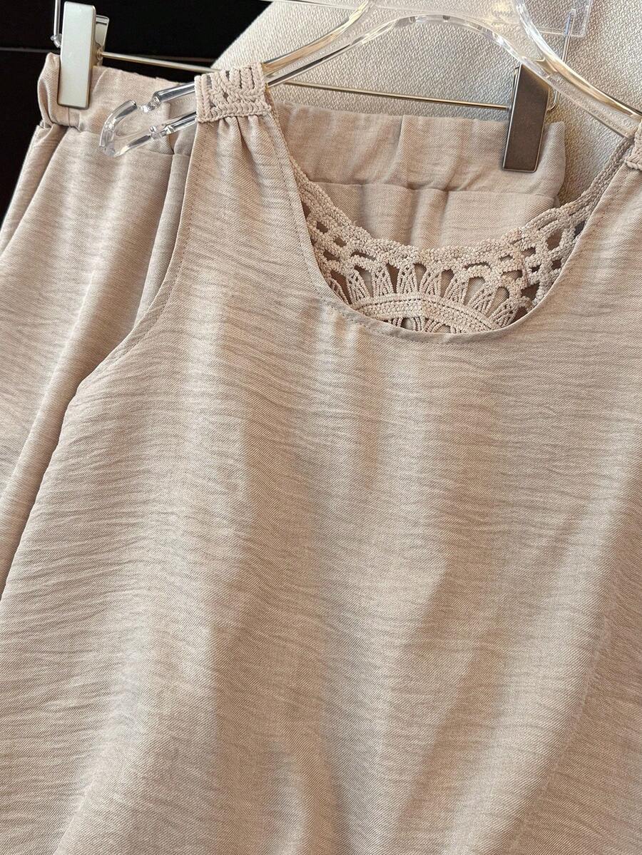 Conjunto Calvaya Casual com Top e Calça Longa