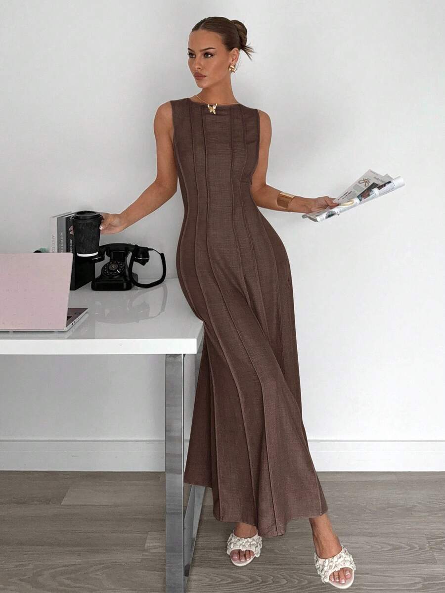 Vestido Elisa Evasê Longo