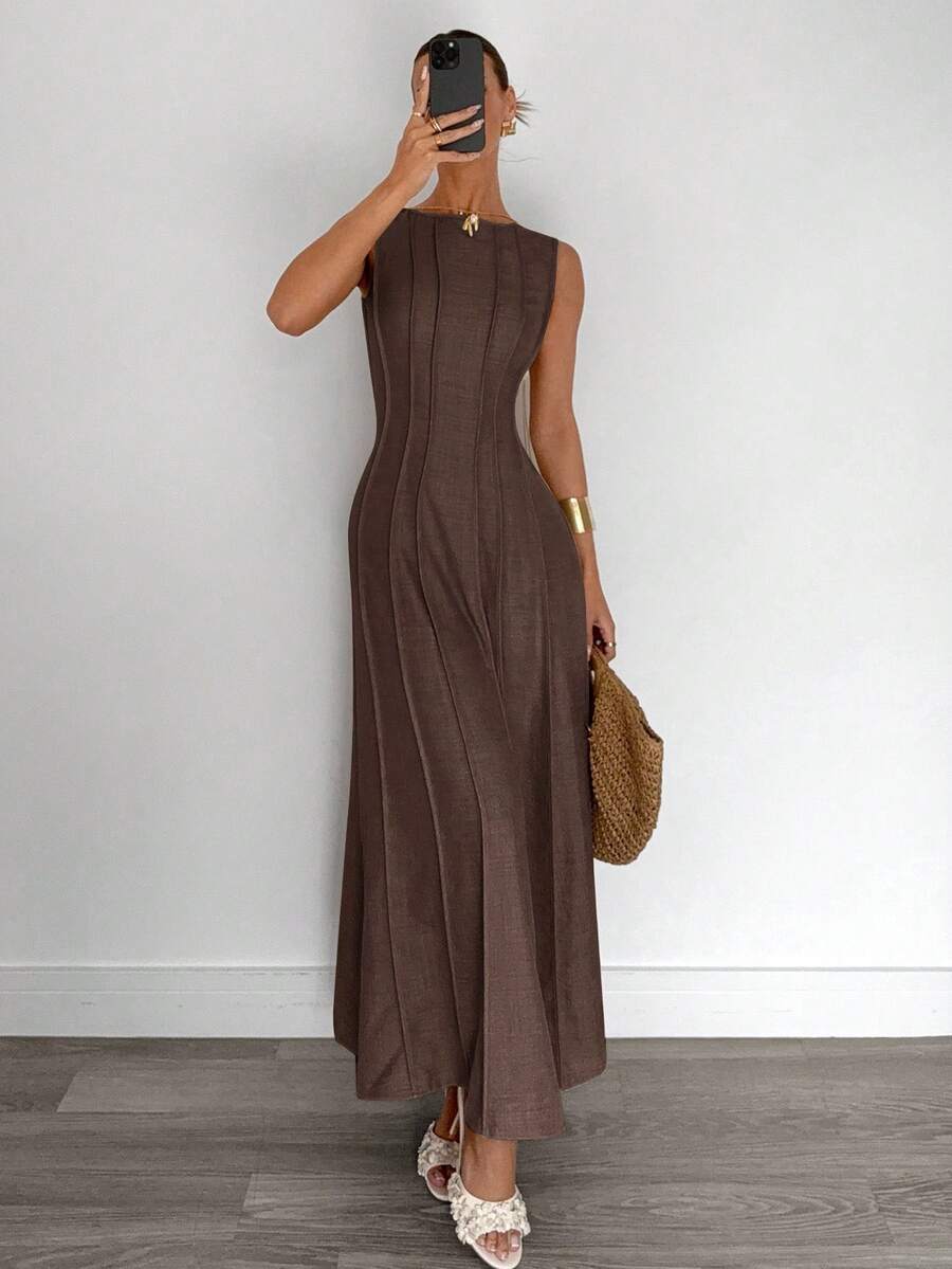 Vestido Elisa Evasê Longo