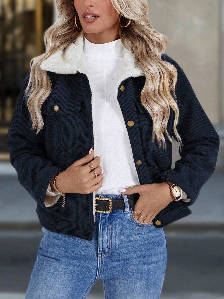 Jaqueta Melissa Corduroy Outono