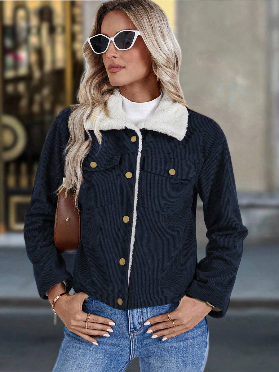 Jaqueta Melissa Corduroy Outono