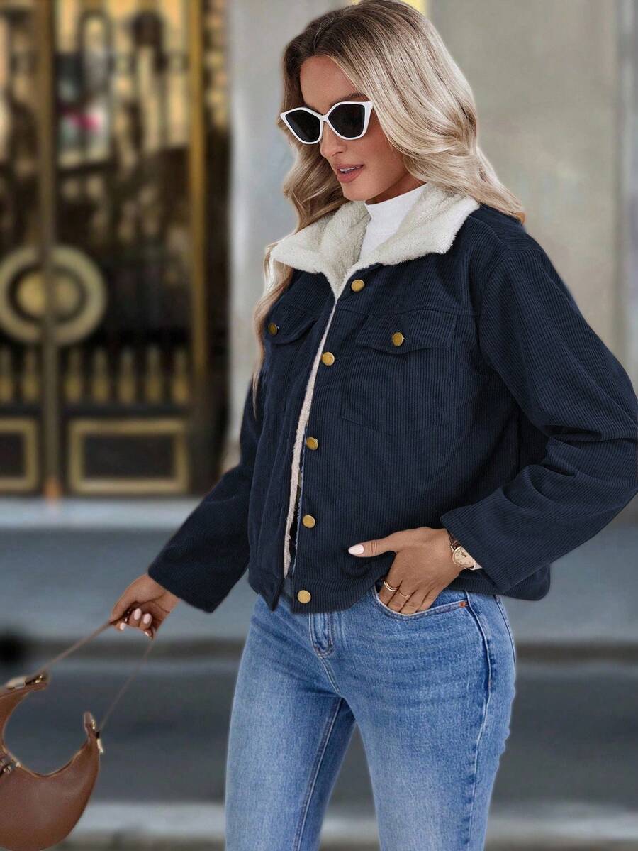 Jaqueta Melissa Corduroy Outono