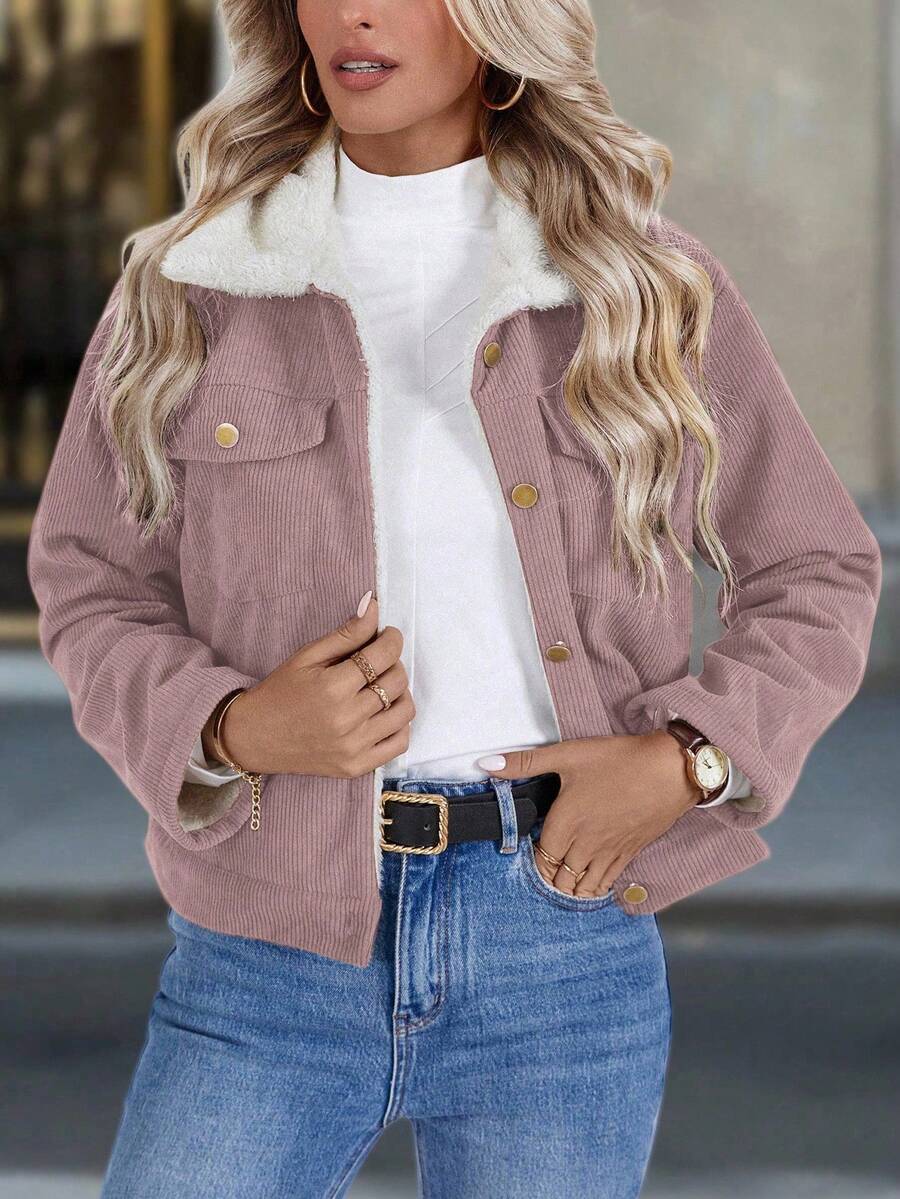 Jaqueta Melissa Corduroy Outono