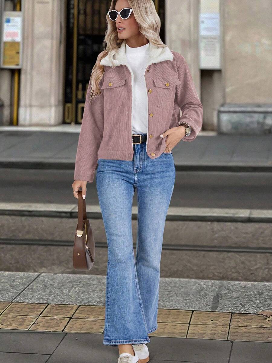 Jaqueta Melissa Corduroy Outono