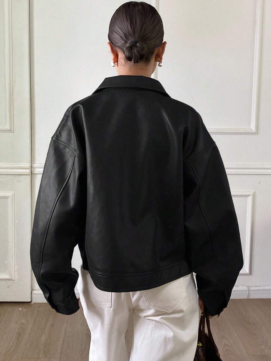 Jaqueta Aurora PU Oversized