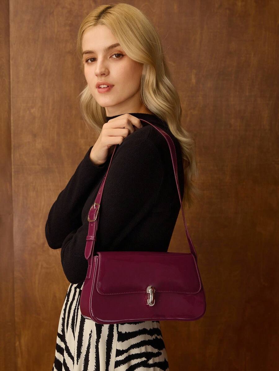 Bolsa Amélie Shoulder Couro Legítimo