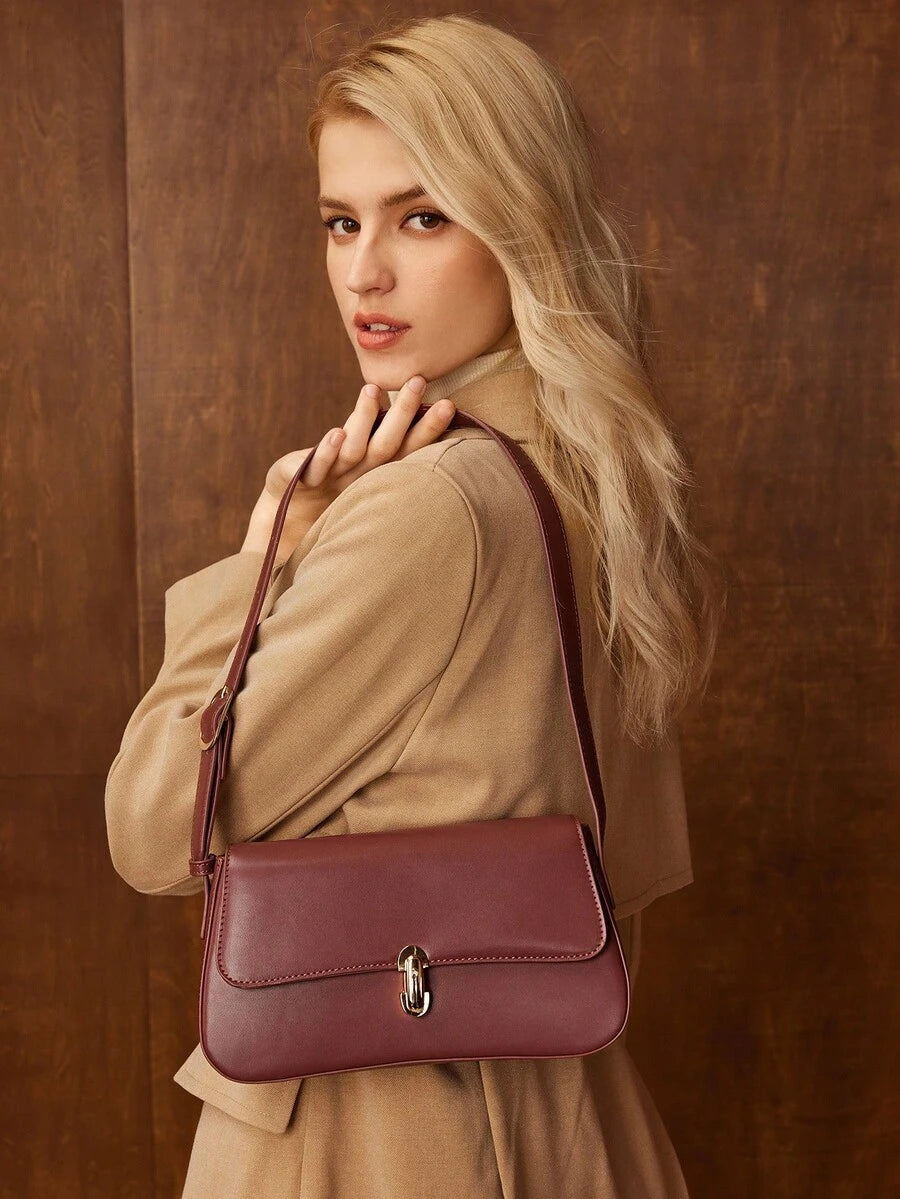 Bolsa Amélie Shoulder Couro Legítimo