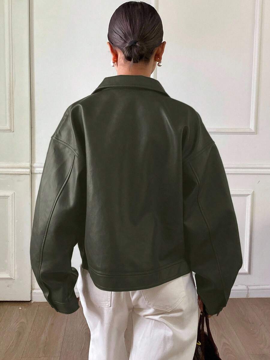 Jaqueta Aurora PU Oversized