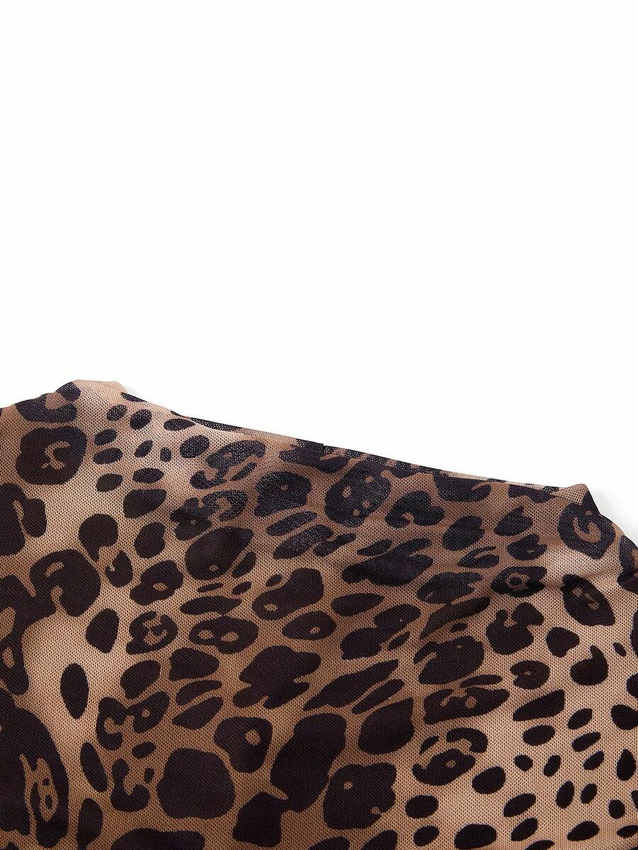 Vestido Nicole Abstract Noir