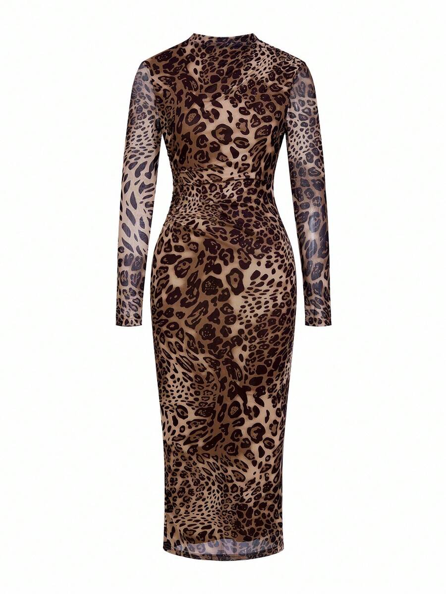 Vestido Nicole Abstract Noir