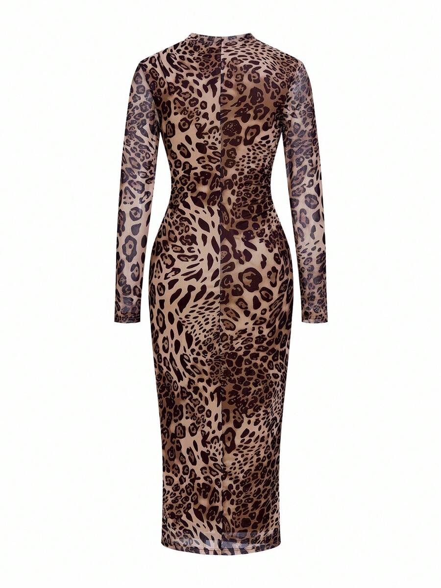Vestido Nicole Abstract Noir