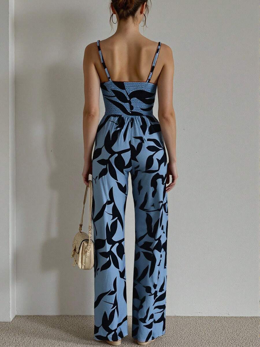 Macacão Lorena Floral Longo