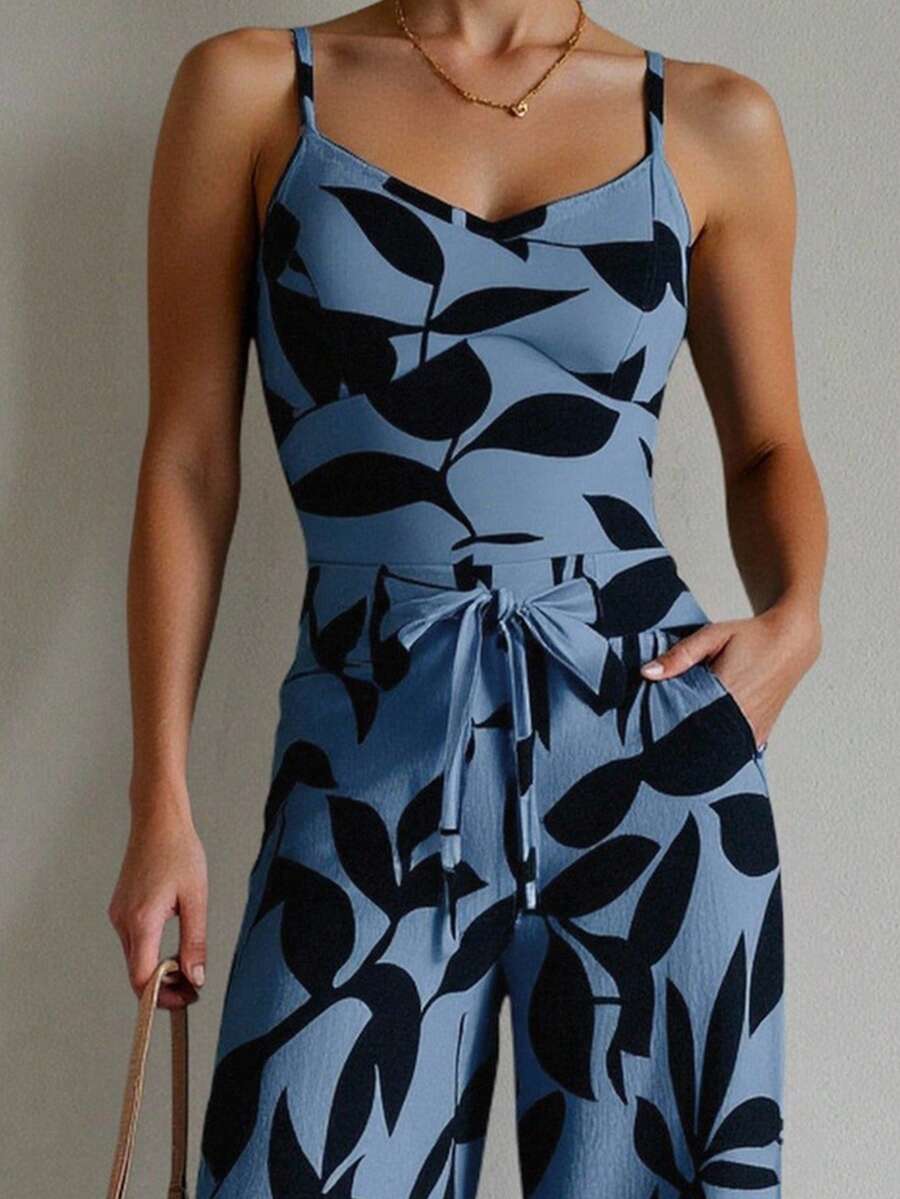 Macacão Lorena Floral Longo