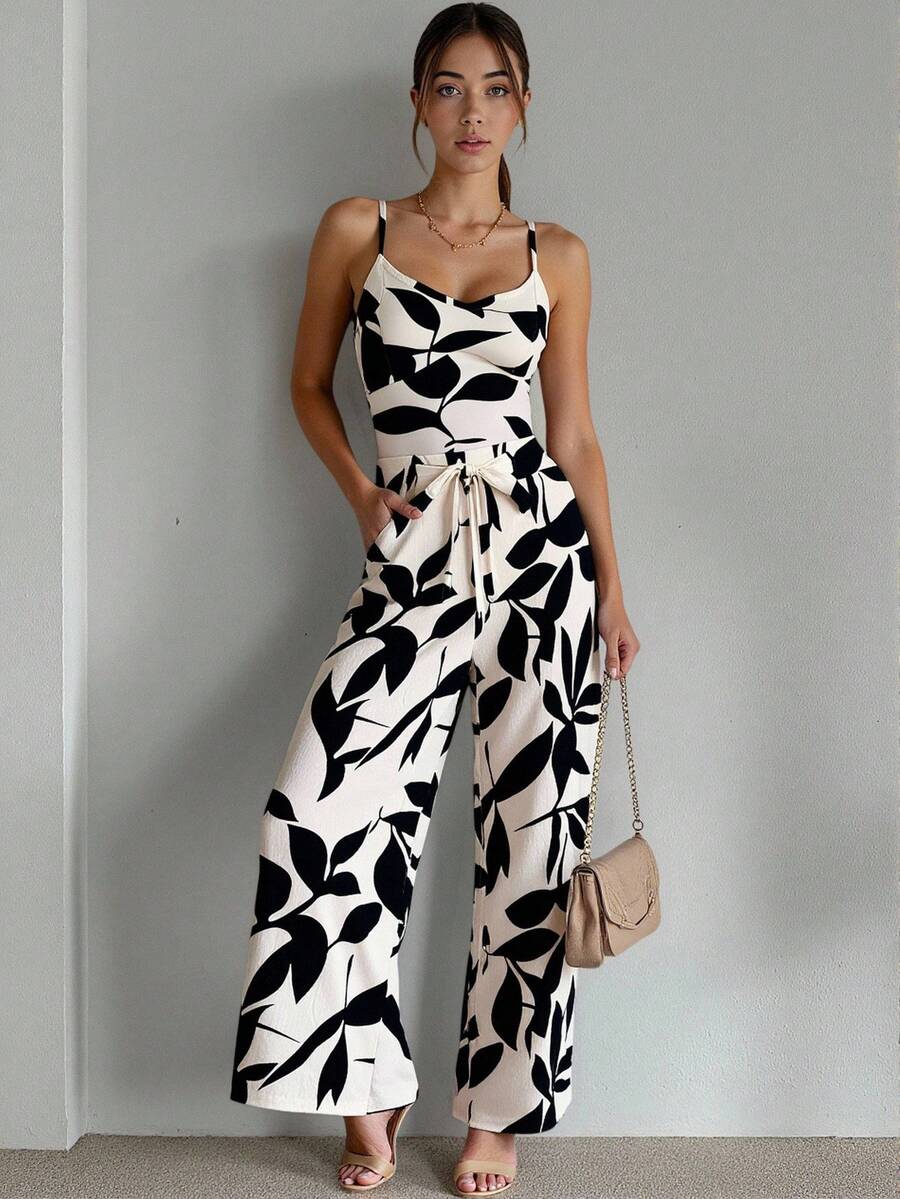 Macacão Lorena Floral Longo