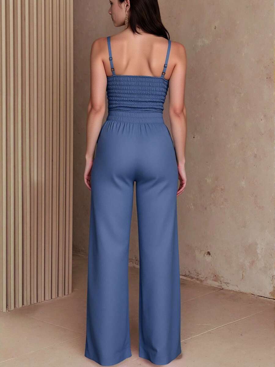 Macacão Lorena Floral Longo