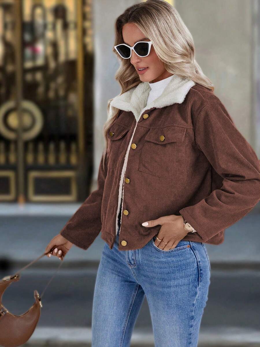 Jaqueta Melissa Corduroy Outono