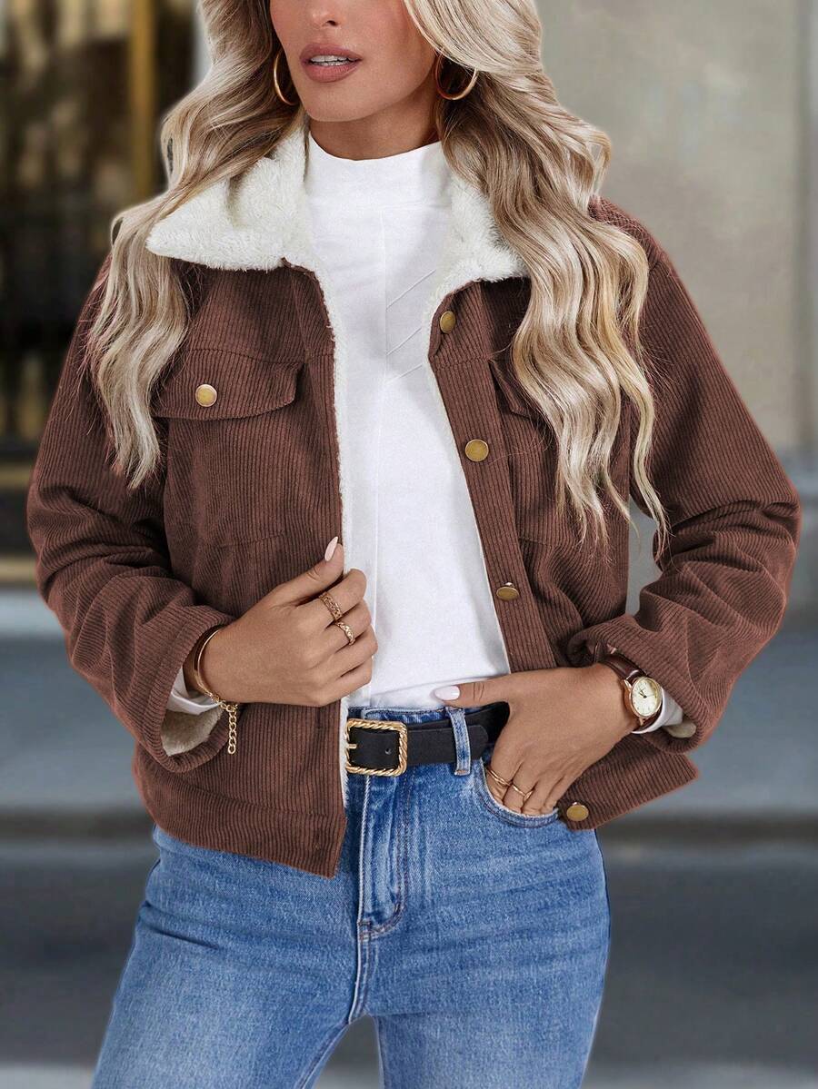 Jaqueta Melissa Corduroy Outono