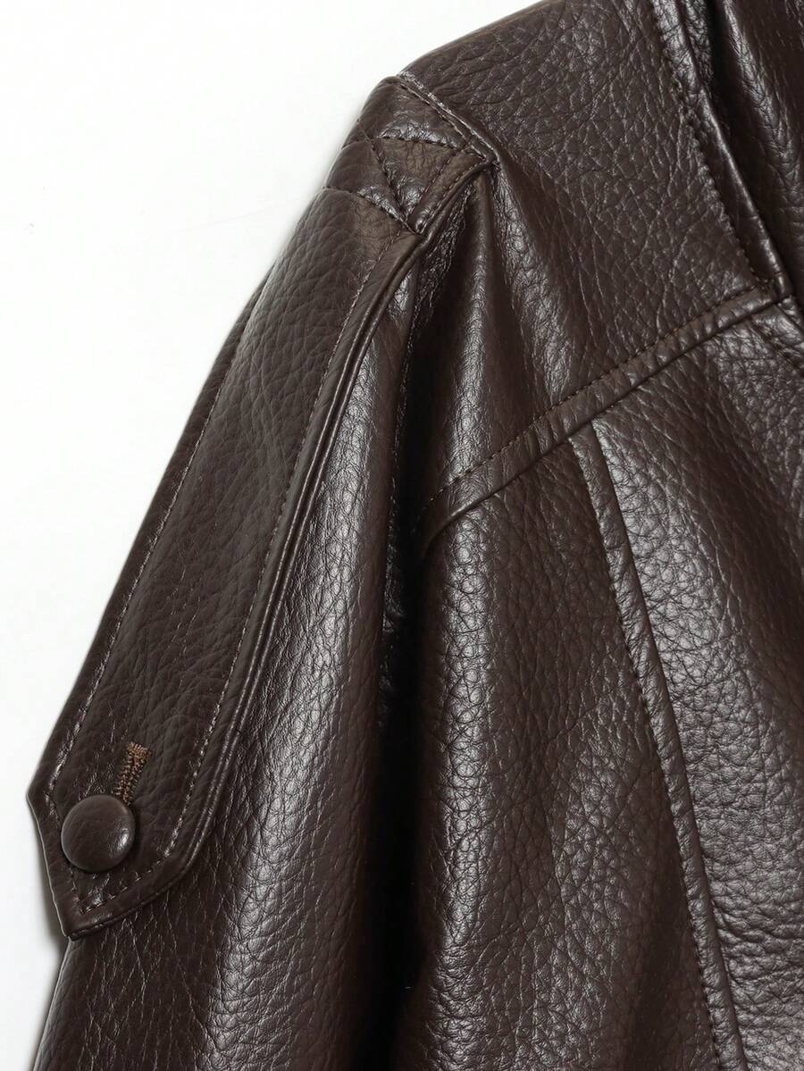 Jaqueta Valentina Leather Noir