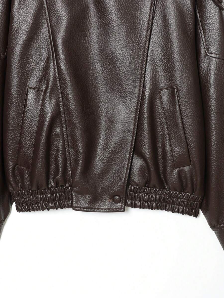 Jaqueta Valentina Leather Noir