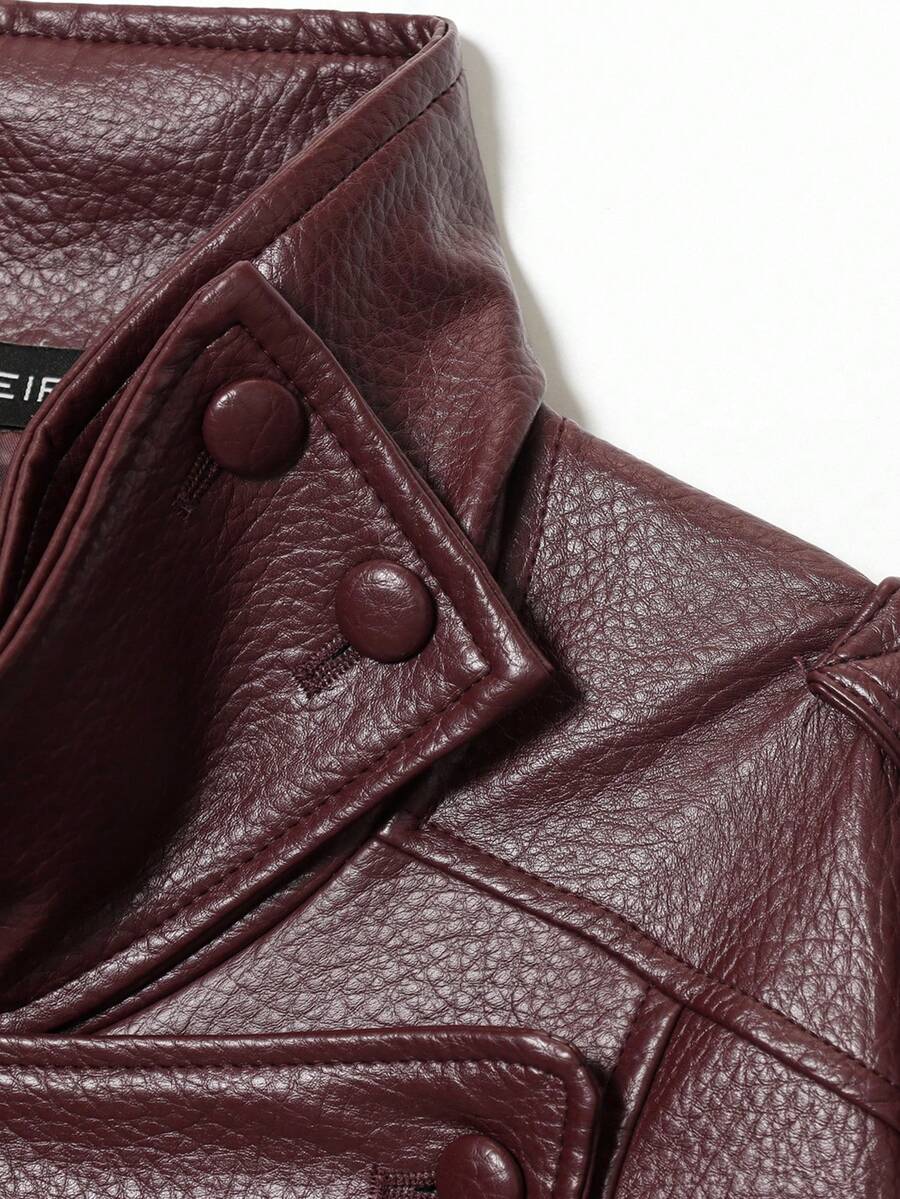 Jaqueta Valentina Leather Noir
