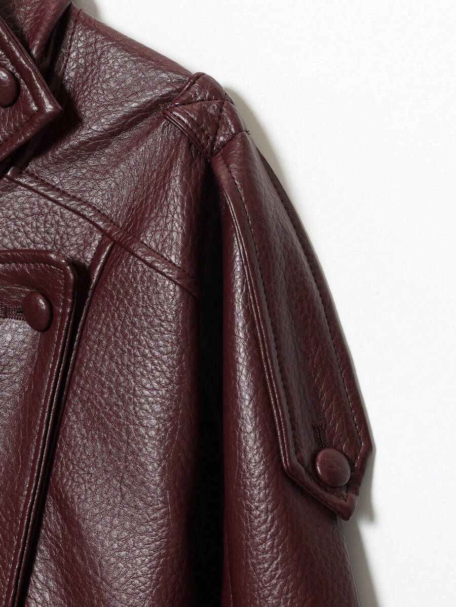 Jaqueta Valentina Leather Noir