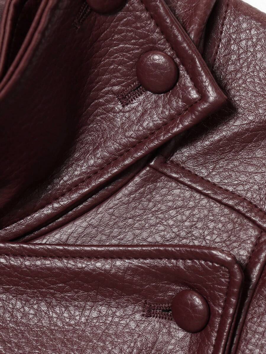 Jaqueta Valentina Leather Noir
