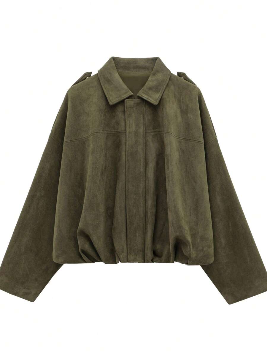 Jaqueta Valentina Suede Military