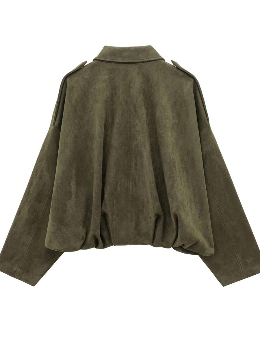 Jaqueta Valentina Suede Military
