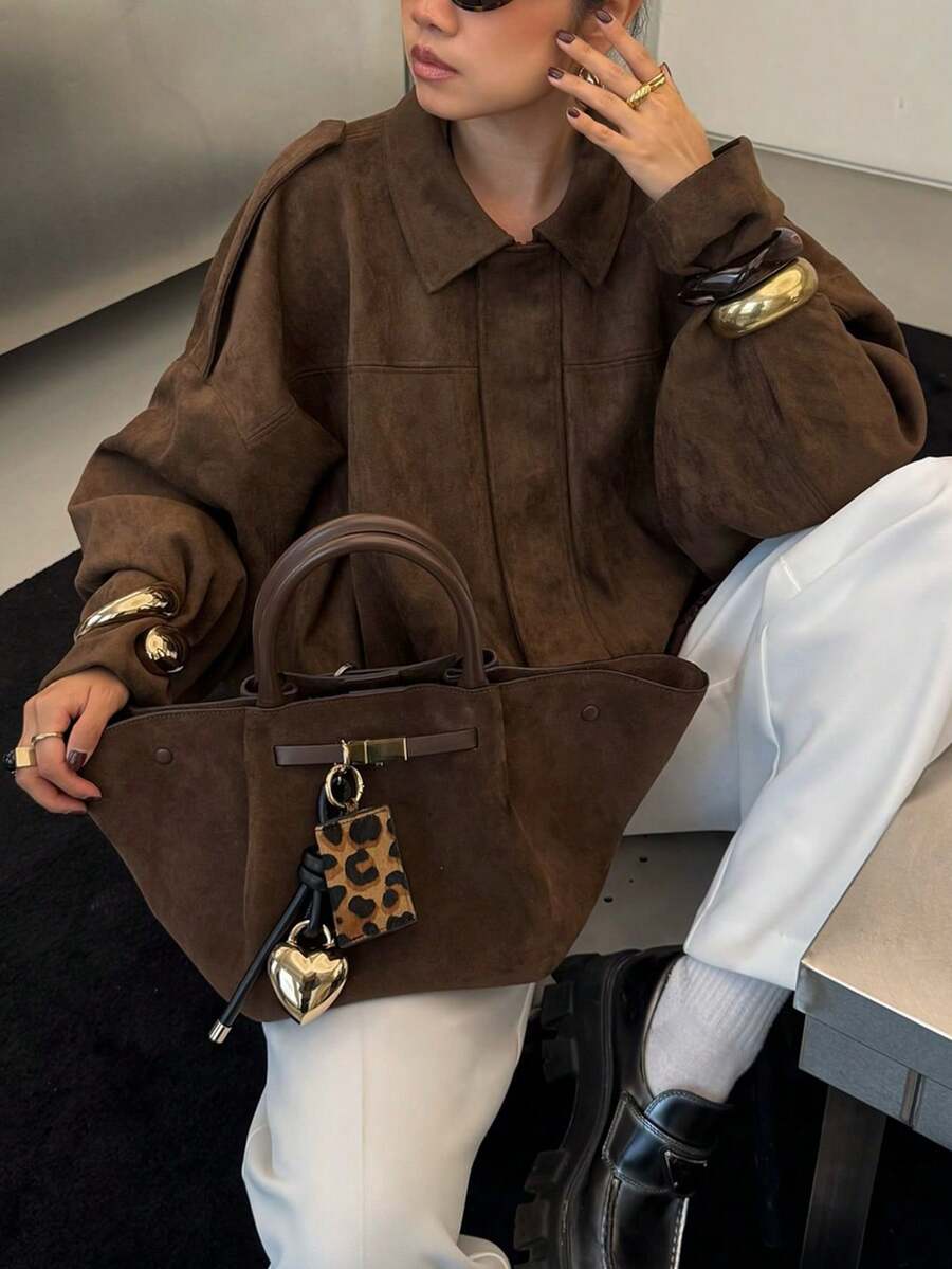 Jaqueta Valentina Suede Military