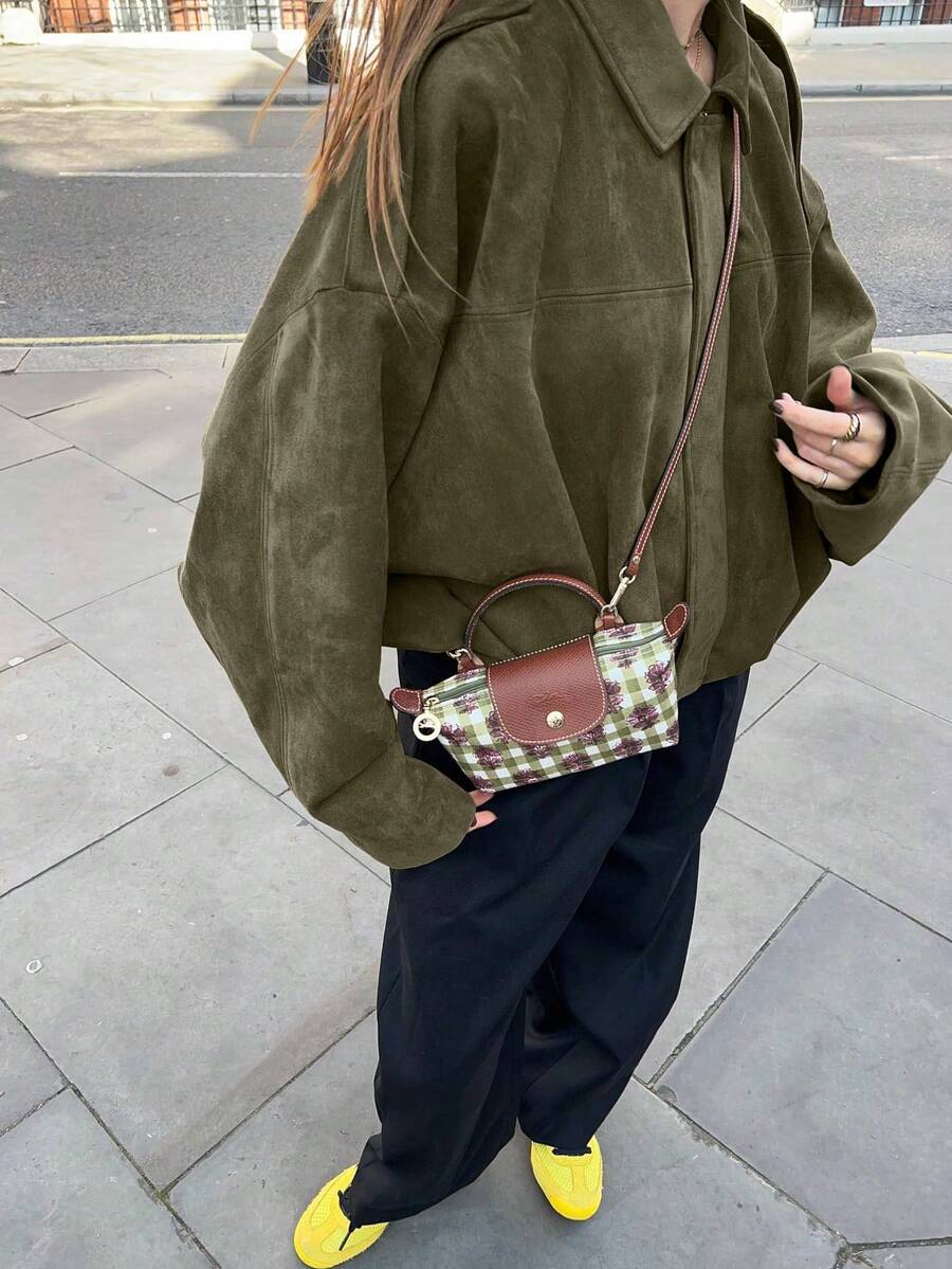 Jaqueta Valentina Suede Military