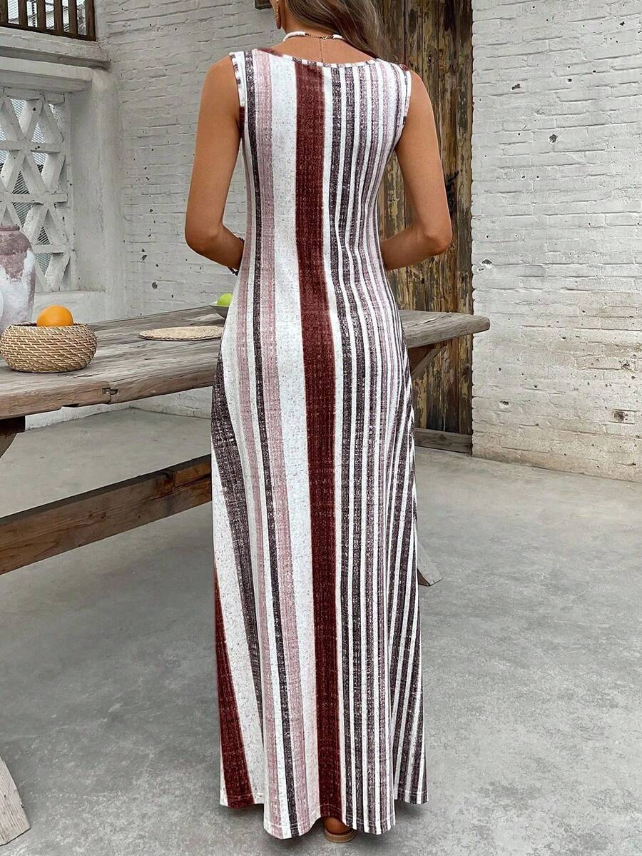 Vestido Helena Listrado Resort