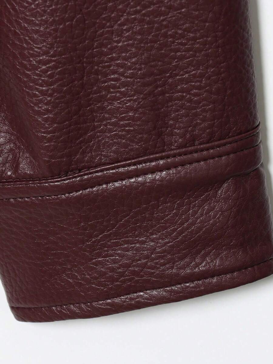 Jaqueta Camelia Leather Oversized
