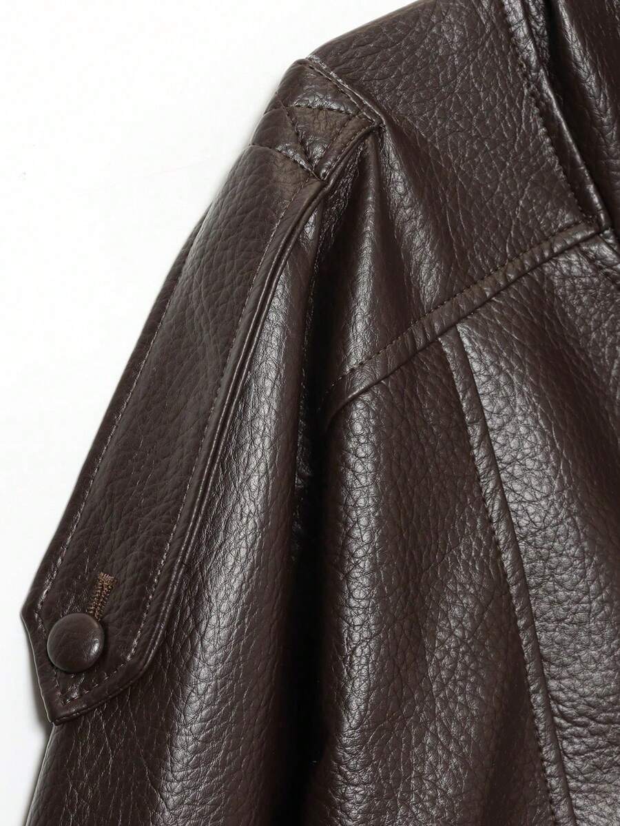 Jaqueta Camelia Leather Oversized