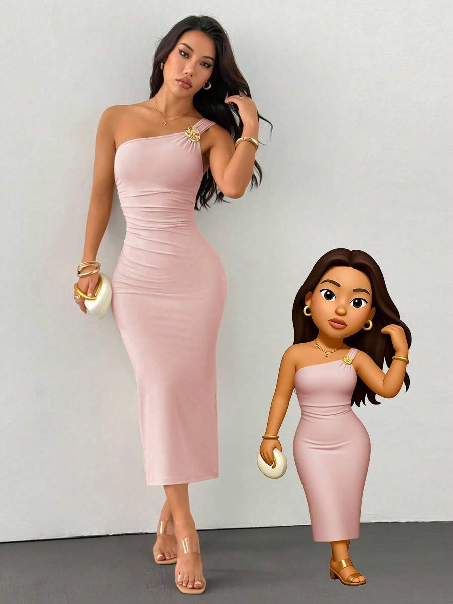 Vestido Nicole Golden Charm